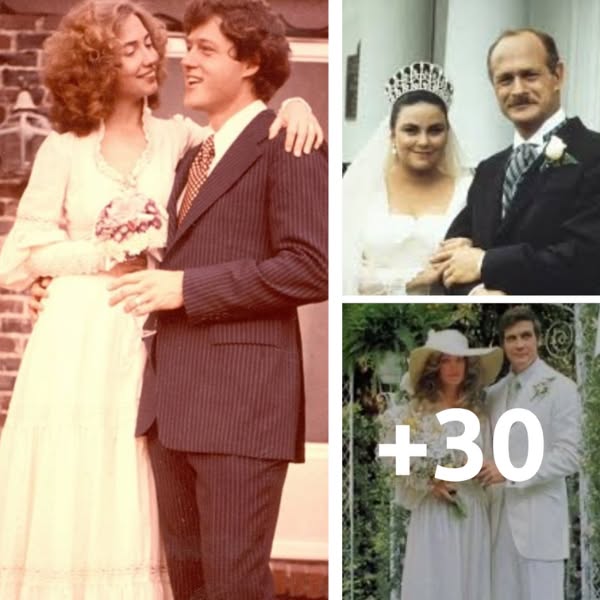 30+ Rare Vintage Celebrity Wedding Photos from the 1950s to the 1970s - you might not recognize some of them. Take a deep breath before seeing these.